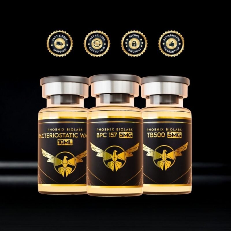 Wolverine Stack - BPC157 & TB500 10mg Peptide Bundle+ FREE BAC