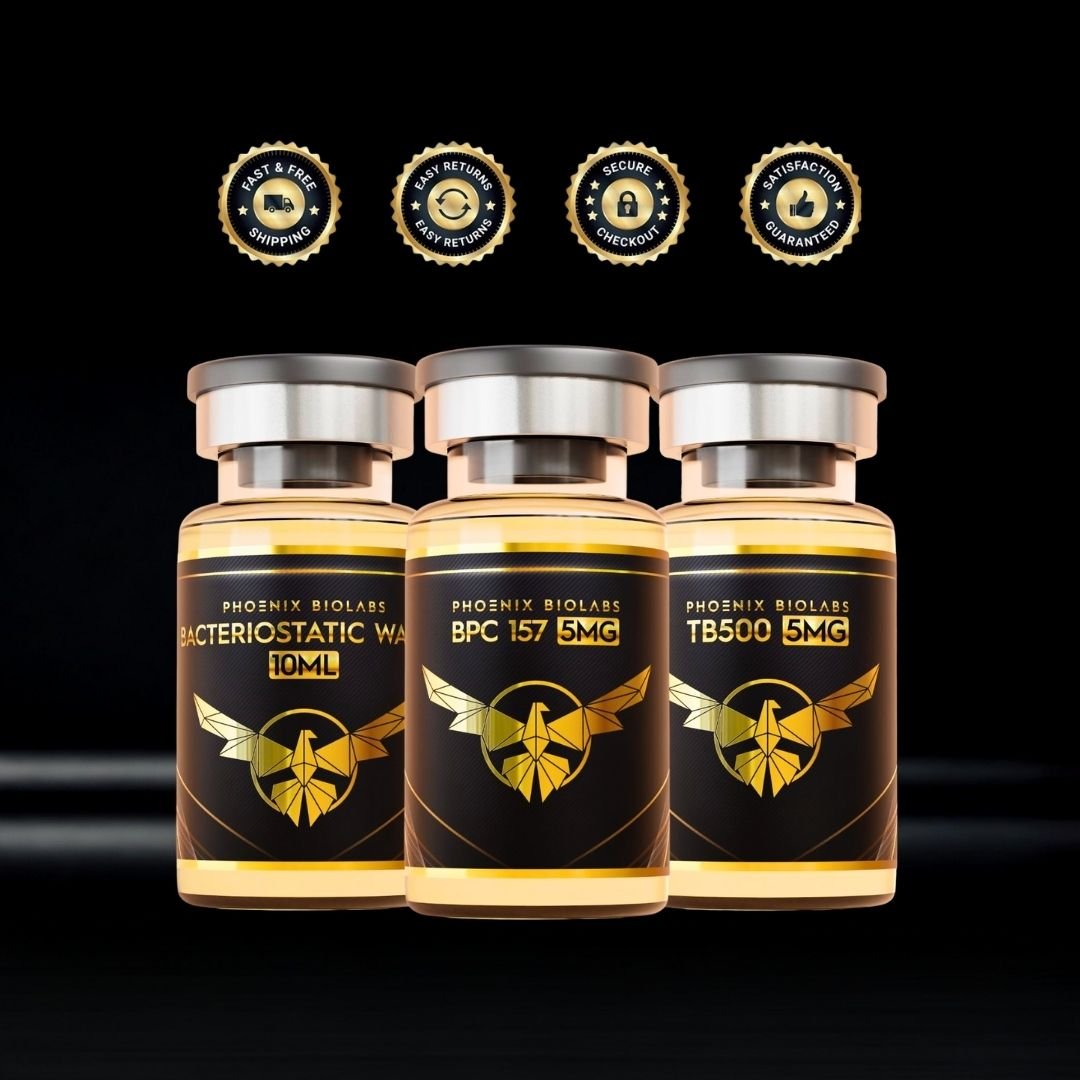 Wolverine Stack - BPC157 & TB500 10mg Peptide Bundle+ FREE BAC
