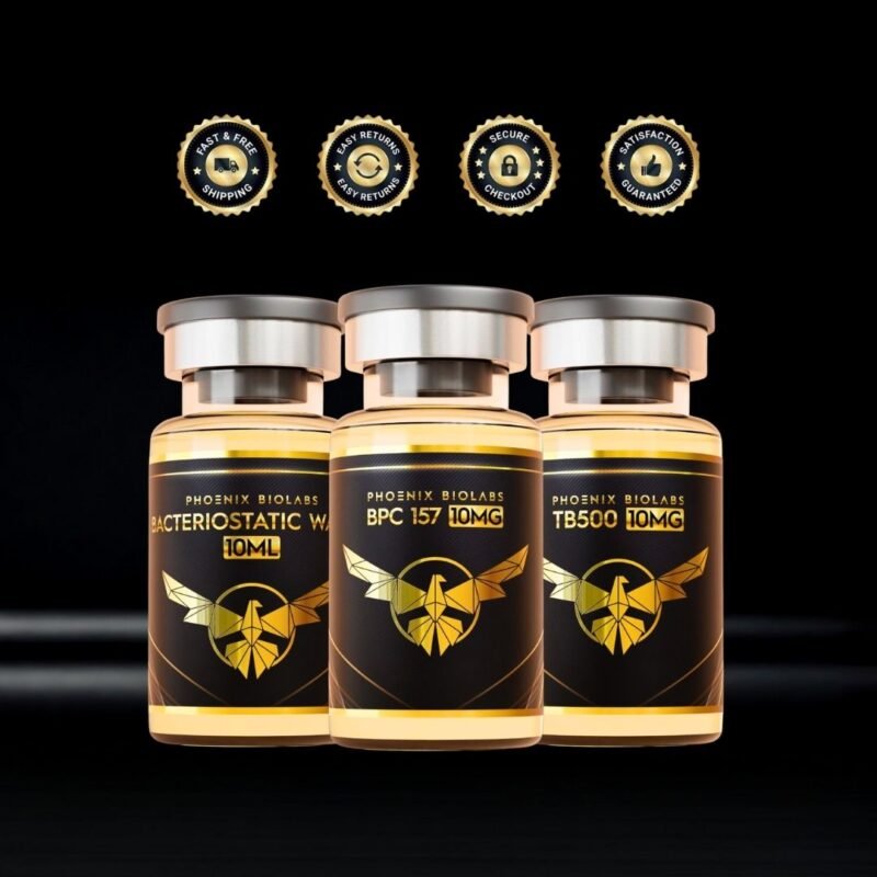 Wolverine Stack - BPC157 & TB500 20mg Peptide Bundle + FREE BAC