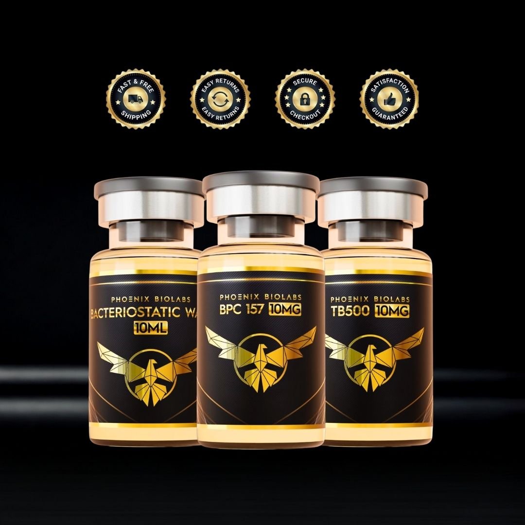 Wolverine Stack - BPC157 & TB500 20mg Peptide Bundle + FREE BAC