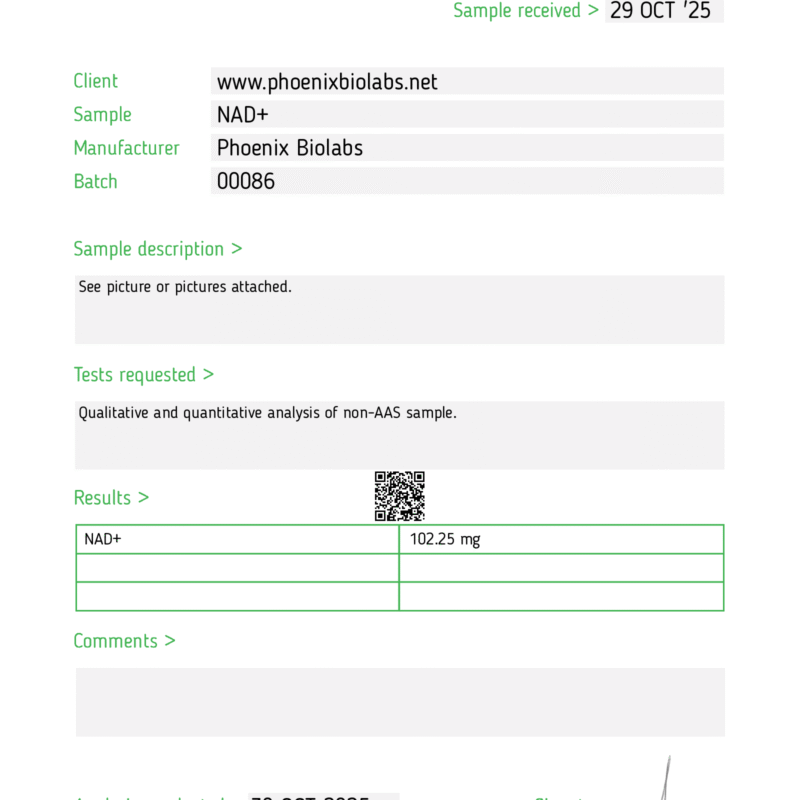 NAD Test Report 85381 draft-homepage