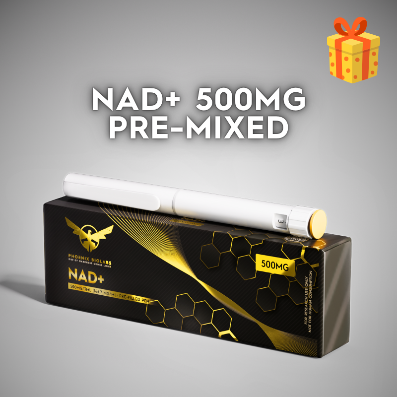 nad500FREE nad500FREE NAD+ Pen 500mg - Premixed Prefilled (FREE GIFT £250+)