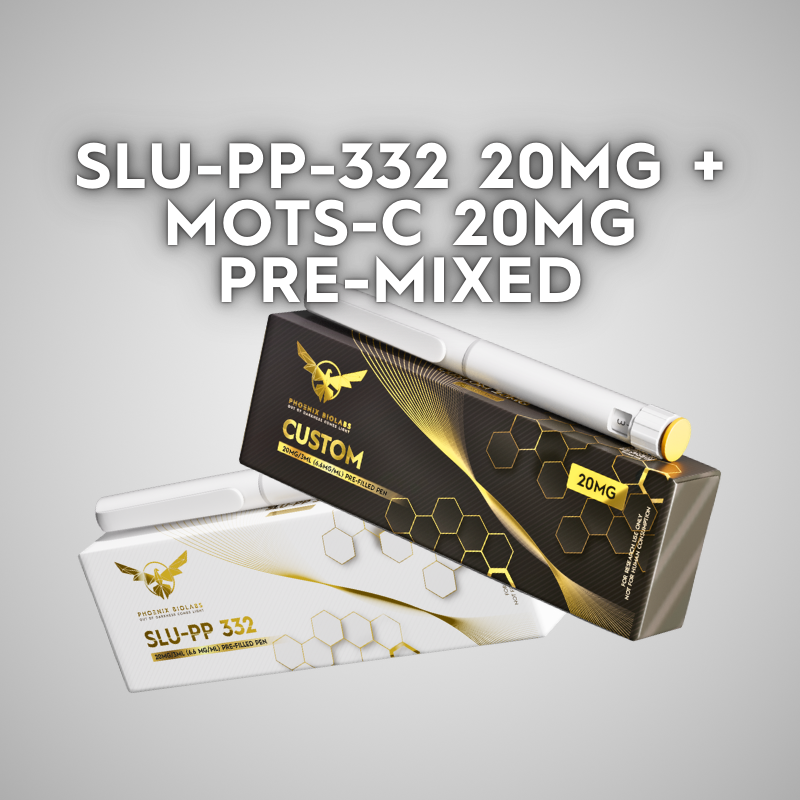 SLU-PP-332 + MOTS-c Stack 40mg Dual Research-Peptide Formulation (40mg Total)