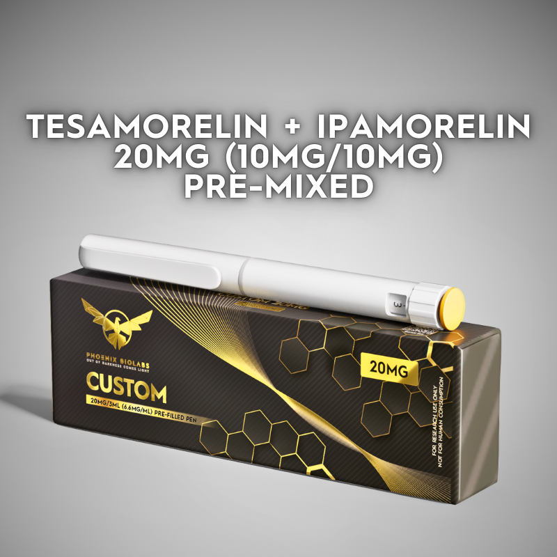 Tesamorelin + Ipamorelin 20mg Dual Research-Peptide Formulation